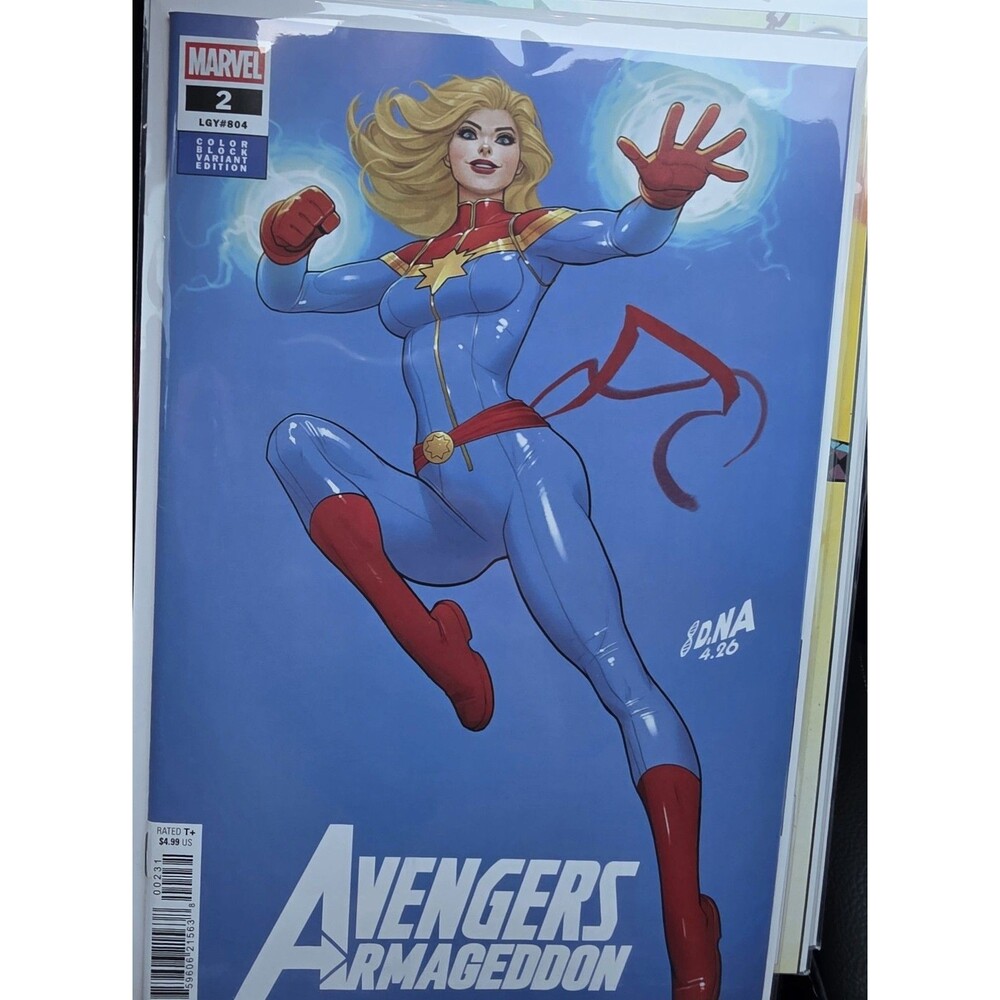 Avengers: Armageddon #2 David Nakayama Color Block Blue Variant HIGH GRADE